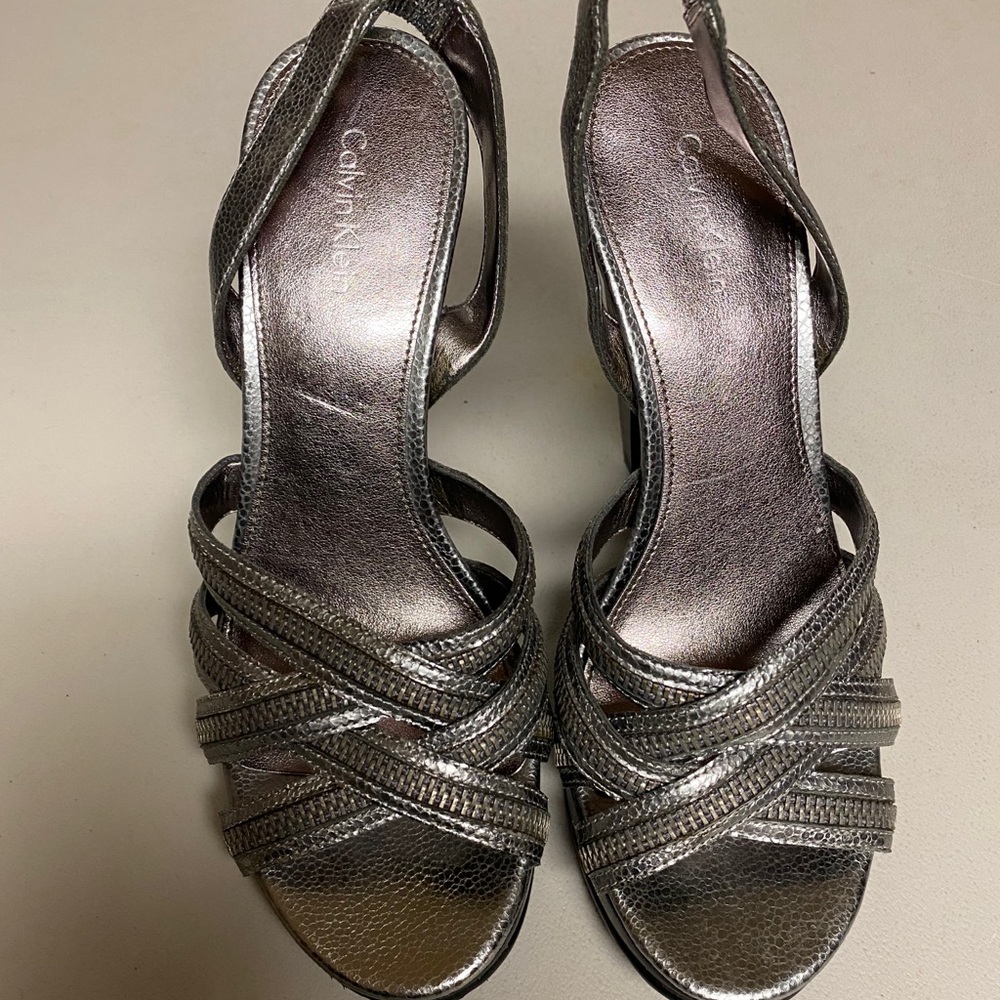 Calvin Klein Strappy Sandal Heels
